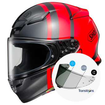Full Face Shoei NXR2 MM93 Collection Track TC1 + Photochromic Visor