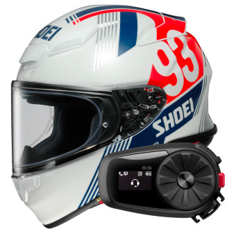 Full Face Shoei NXR2 MM93 Retro TC10 + Kit Bluetooth 5S