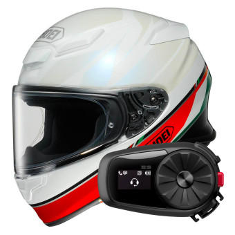 Full Face Shoei NXR2 Nocturne TC4 + Kit Bluetooth 5S
