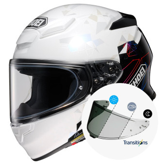 Full Face Shoei NXR2 Origami TC-5 + Photochromic Visor
