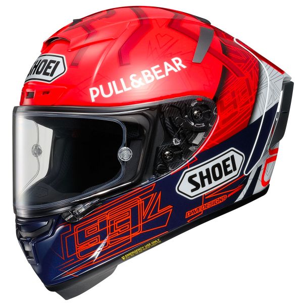 Full Face Shoei X-Spirit 3 Marquez 6 TC1 Full Face Shoei X-Spirit 3 Marquez 6 TC1