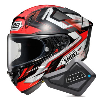 Casque Full Face Shoei X-SPR Pro Escalate TC-1 + Kit Bluetooth BT Mini