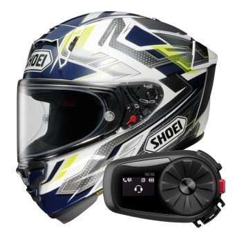 Casque Full Face Shoei X-SPR Pro Escalate TC-2 + Kit Bluetooth 5S Solo