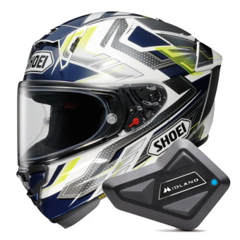 Casque Full Face Shoei X-SPR Pro Escalate TC-2 + Kit Bluetooth BT Mini