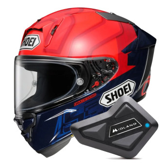Casque Full Face Shoei X-SPR Pro Marquez TC-1 + Kit Bluetooth BT Mini