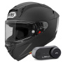 Casque Full Face Shoei X-SPR Pro Matt Black + Lokui K30 Bluetooth Kit