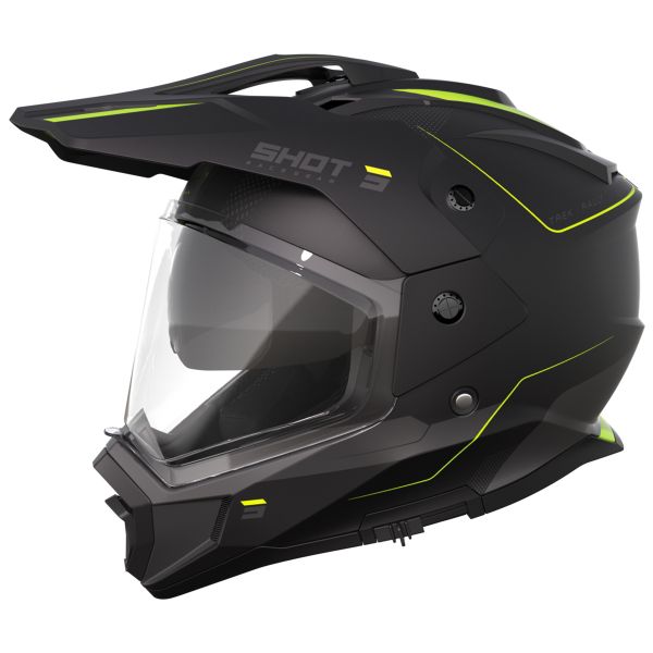 Full Face SHOT Trek Rally Black Neon Yellow Matt