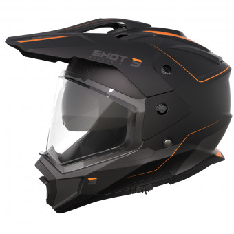 Full Face SHOT Trek Rally Black Orange Matt