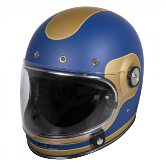 Full Face Stormer Origin Advance Blue Gold Matt