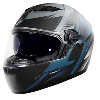 Full Face Stormer Pusher Rush Blue Metal Matt