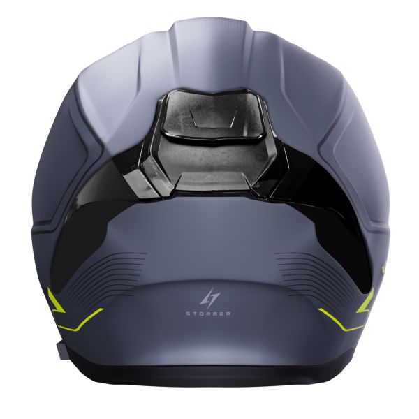 Stormer ZS 1001 Taken Grey Neon Yellow Matt + Kit Bluetooth BT Mini
