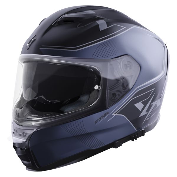 Full Face Stormer ZS 1001 Taken Grey Silver Matt