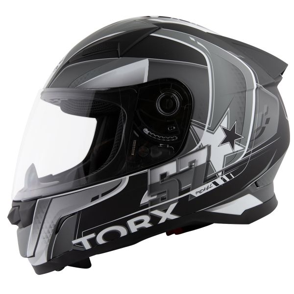Full Face Torx Billy 2 57 Black Grey