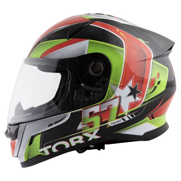 Full Face Torx Billy 2 57 Green Red