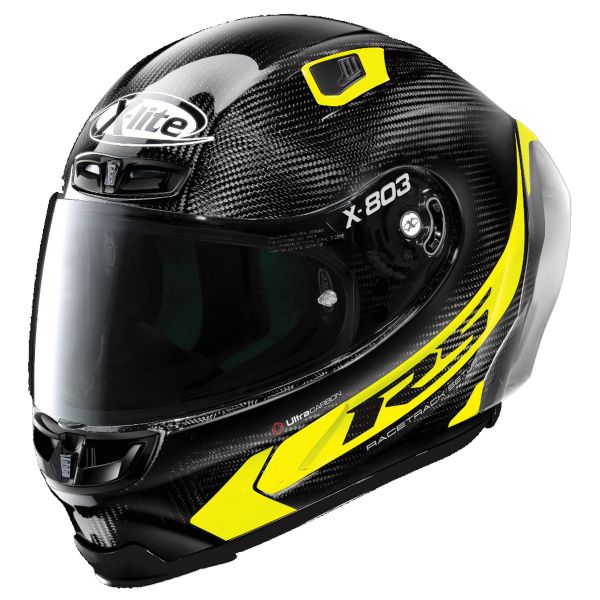 Full Face X-lite X-803 RS Carbon Hot Lap Yelllow 16