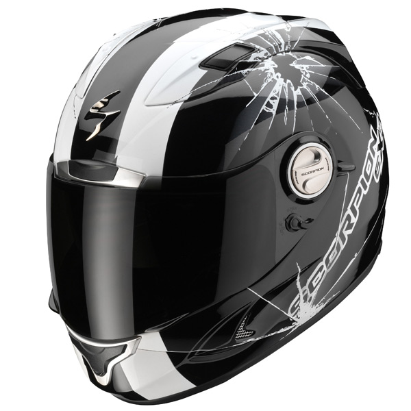 Full Face Scorpion EXO 1000 Air E11 High-Impact Black White