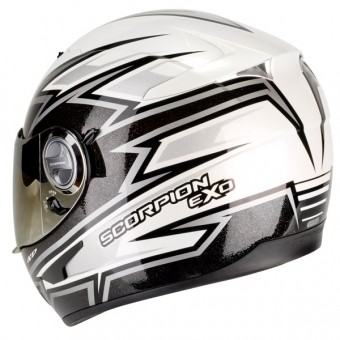 Scorpion EXO 500 Air Da Costa White Black Silver
