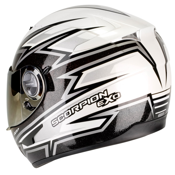 Scorpion EXO 500 Air Da Costa White Black Silver