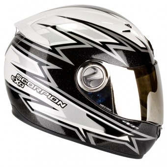 Scorpion EXO 500 Air Da Costa White Black Silver