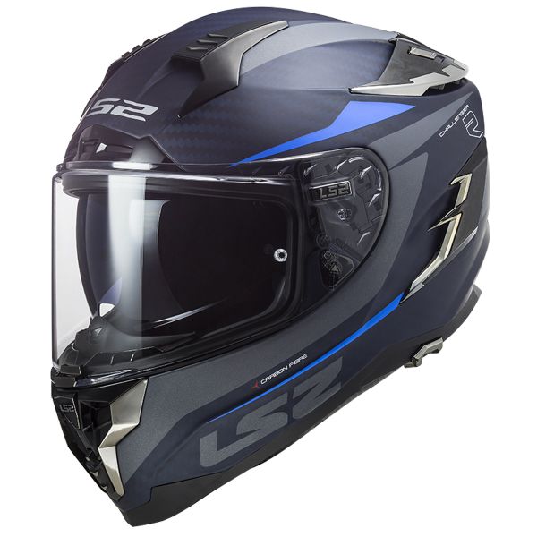 Full Face LS2 Challenger C Drone Matt Blue FF327
