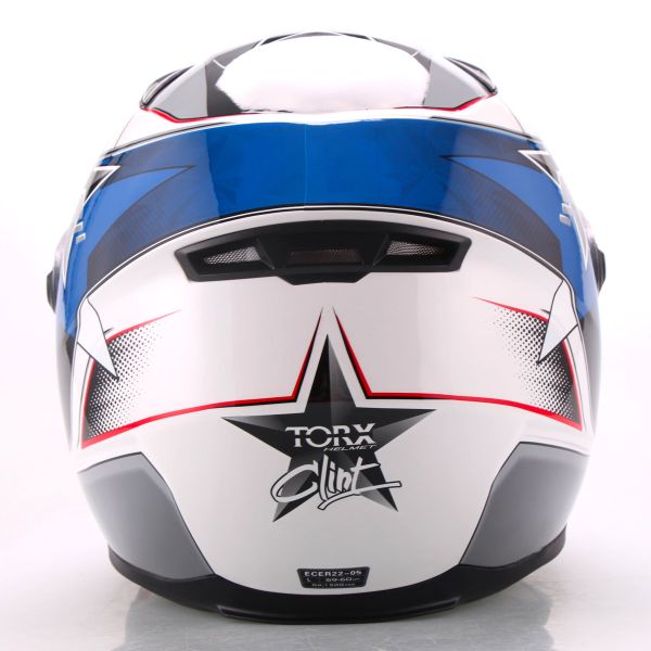 Torx Clint Pilot White Blue + Clint Pilot White Black