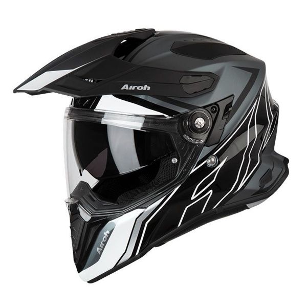 Full Face Airoh Commander Duo Black White