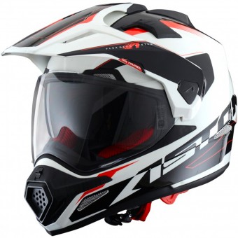 Full Face Astone Cross Tourer Adventure White Black