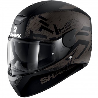 Casque Full Face Shark D-Skwal Hiwo Mat KAK Casque Full Face Shark D-Skwal Hiwo Mat KAK