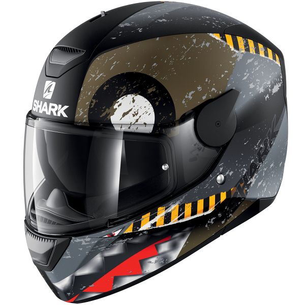 Full Face Shark D-Skwal Saurus Mat KGA
