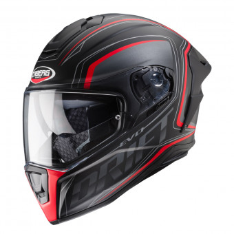Full Face Caberg Drift Evo Integra Matt Anthracite Red Fluo