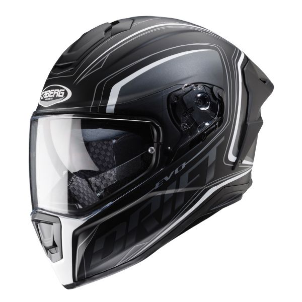 Full Face Caberg Drift Evo Integra Matt Anthracite White