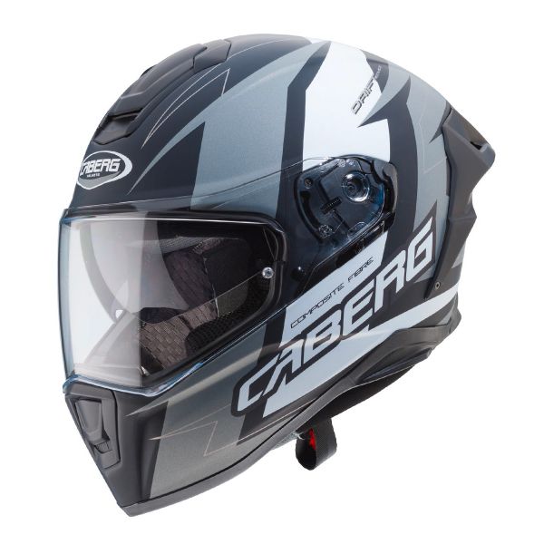 Full Face Caberg Drift Evo Speedster Anthracite Matt Black White