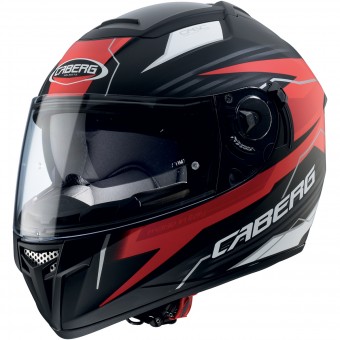 Full Face Caberg Ego Quartz Matt Black Red