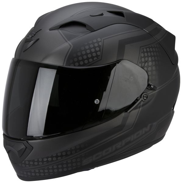 Full Face Scorpion Exo 1200 Air Alias Matt Black Silver