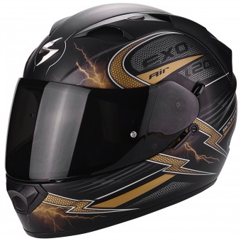 Full Face Scorpion EXO 1200 Air Fulgur Matt Black Gold