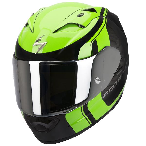Full Face Scorpion EXO 1200 Air Stream Tour Black Green