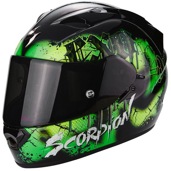 Full Face Scorpion EXO 1200 Air Tenebris Black Green