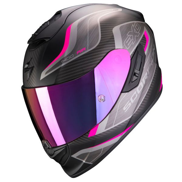 Full Face Scorpion Exo 1400 Air Attune Matt Black Pink