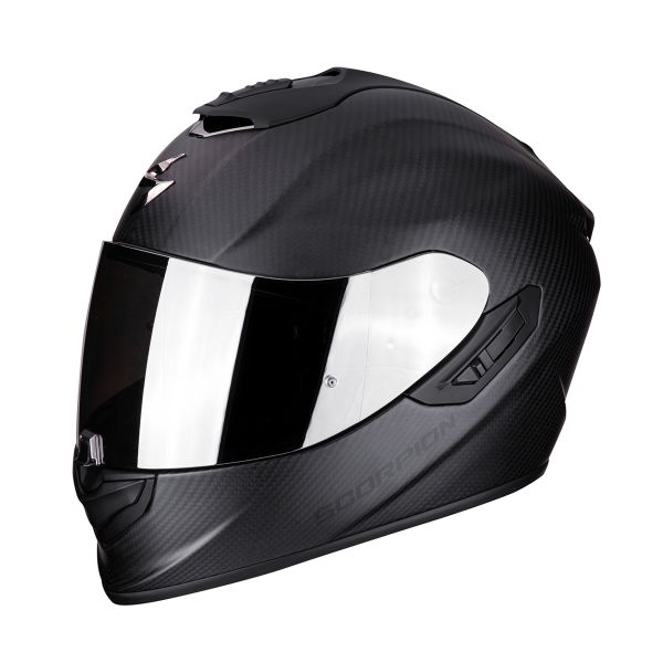 Helmet Scorpion Exo 1400 Air Carbon Matt Black At The Best Price Icasque Co Uk