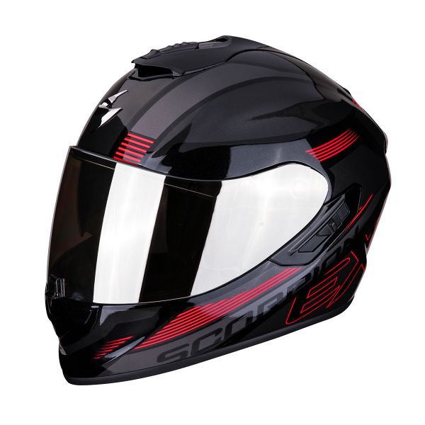 Full Face Scorpion Exo 1400 Air Free Black Red