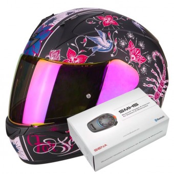 Casque Full Face Scorpion Exo 390 Chica Matt Black Pink Casque Full Face Scorpion Exo 390 Chica Matt Black Pink