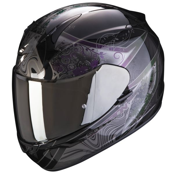 Scorpion Exo 390 Clara Black Silver + Visor