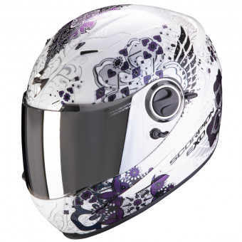 Scorpion Exo 490 Divina White Chameleon + Kit Bluetooth Sena 5S Solo