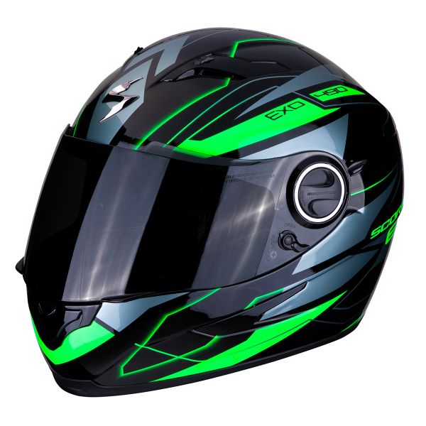 Full Face Scorpion Exo 490 Nova Black Green