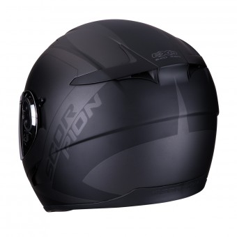 Scorpion Exo 490 Pace Matt Black Silver