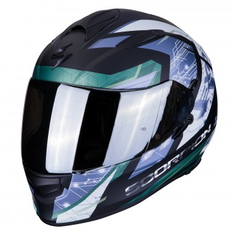 Full Face Scorpion Exo 510 Air Clarus Matt Black Silver