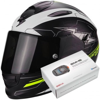 Full Face Scorpion Exo 510 Air Cross Matt Black Neon Yellow