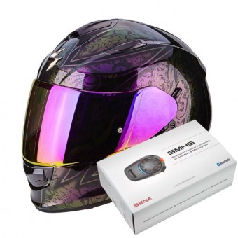 scorpion exo 510 air fantasy helmet EXO-T510 Cipher Black Motorangutan Casque Scorpion Exo 510 Air
