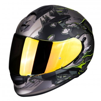 Casque Full Face Scorpion Exo 510 Air Likid Titanium Yellow Neon Casque Full Face Scorpion Exo 510 Air Likid Titanium Yellow Neon