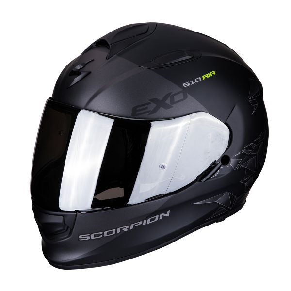 Full Face Scorpion Exo 510 Air Pique Matt Black Silver